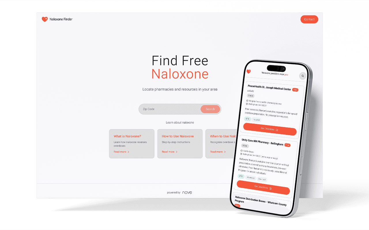 Findnaloxone.com Web Preview